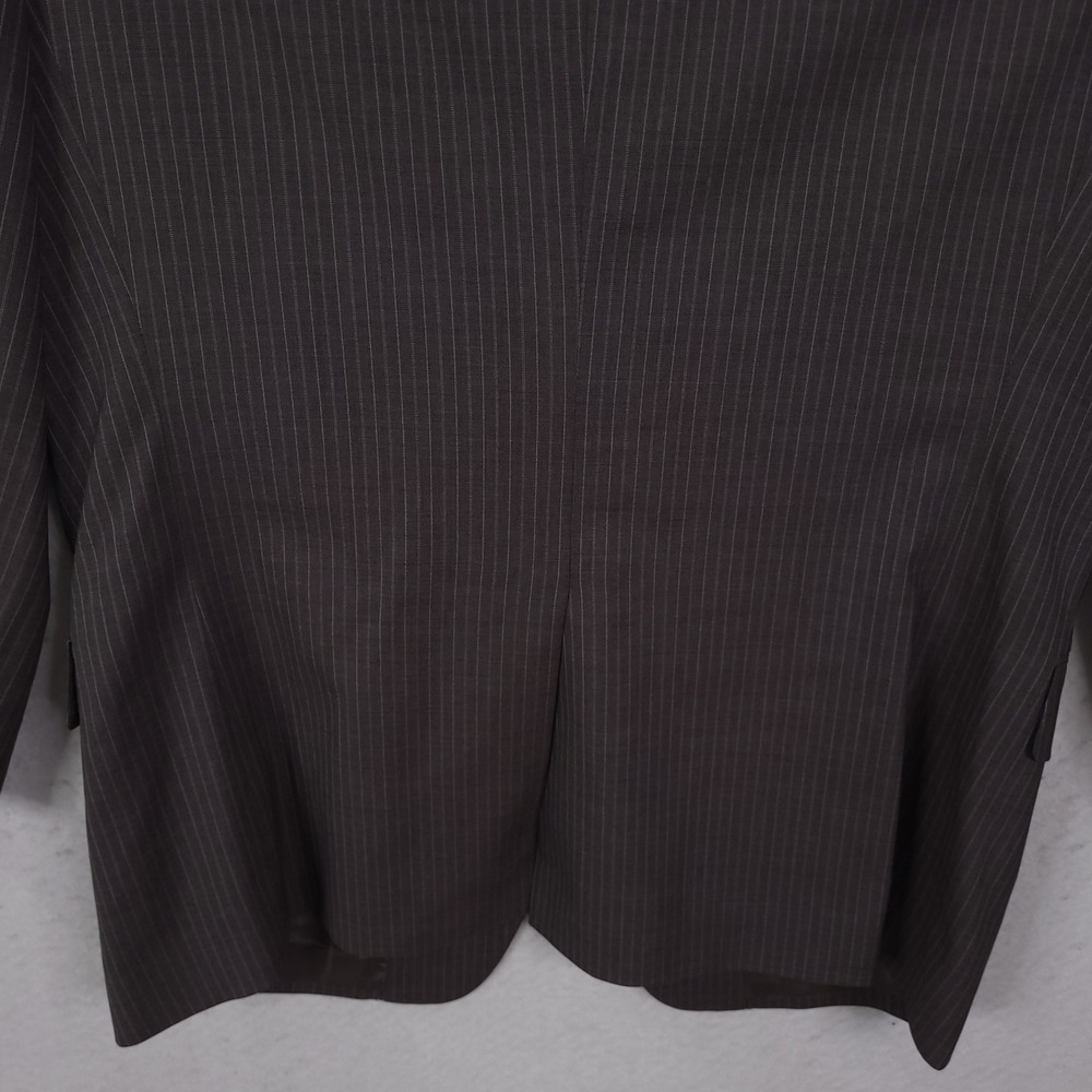 Brooks Brothers Blazer Mens 42R Brown Pinstripe Wool Sport Coat Old Money - Picture 10 of 14